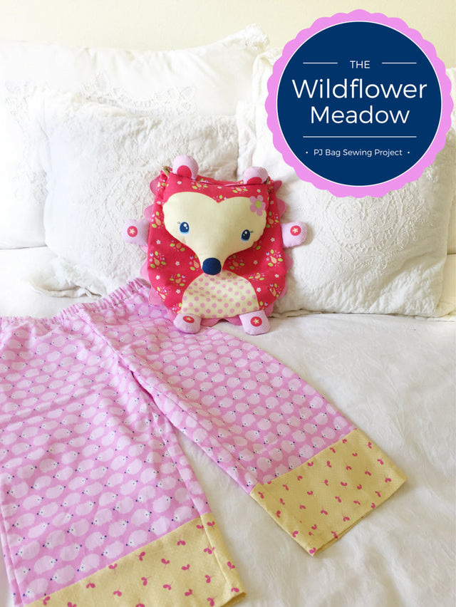 Hedgehog PJ Bag Sewing Project