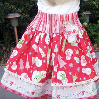 Snowflake Skirt by Butterfly Kisses Sewing Apparel Pattern SK105