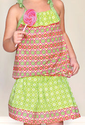 Nina Peasant Top Sewing Pattern by Modkid