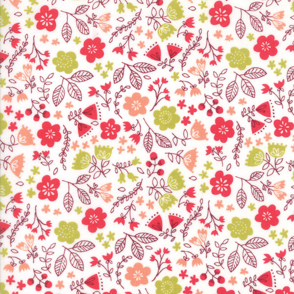 Just Another Walk in the Woods The Garden on Cream by Stacy Iest Hsu for Moda Fabrics 20524-11