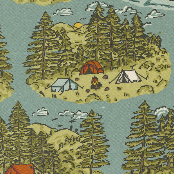 The Great Outdoors Vintage Camping in Sky by Stacy Iest Hsu 20880-18