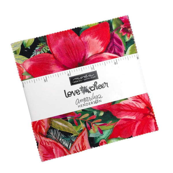 Love And Cheer 5" x 5" squares by Amarilys Henderson