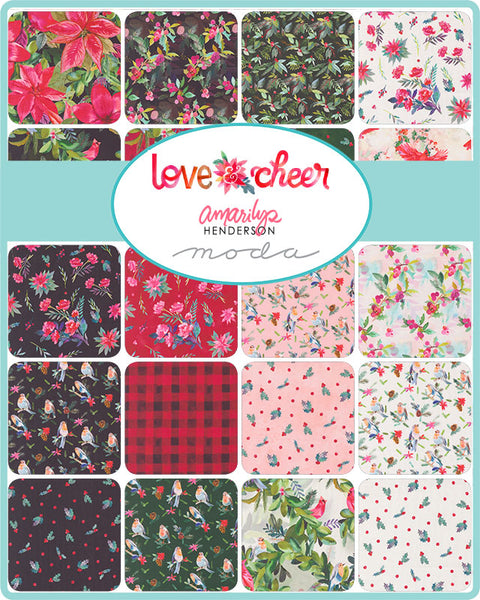 Love And Cheer 5" x 5" squares by Amarilys Henderson