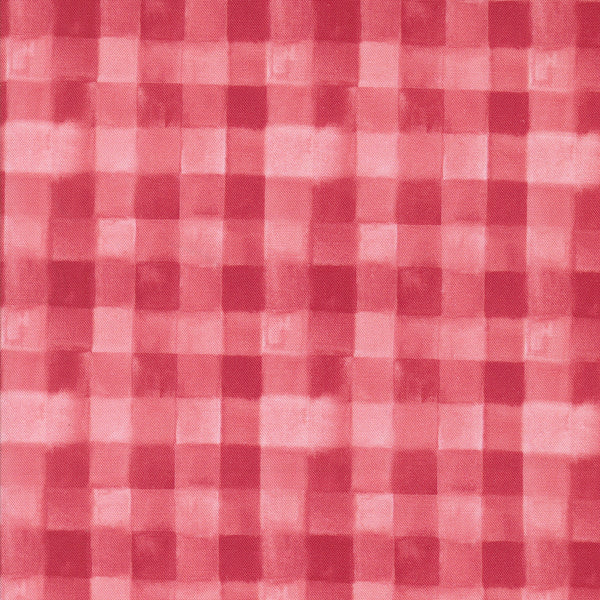 Love And Cheer Watercolor Plaid in Candy by Amarilys Henderson 21838-11
