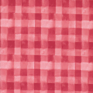 Love And Cheer Watercolor Plaid in Candy by Amarilys Henderson 21838-11