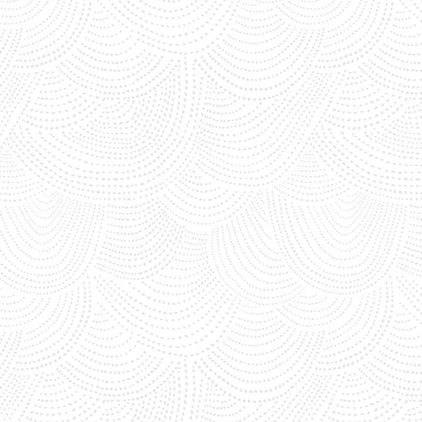 Scallop Dot in Porcelain by Dear Stella, tone on tone white dotted scallop fan texture