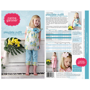 Playdate Outfit Sewing Pattern by Carnia Gardner