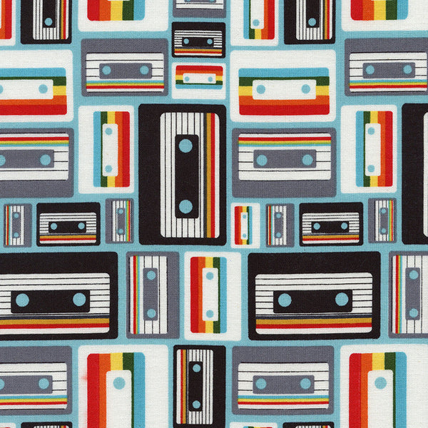 Geek Chic Cassette by Timeless Treasures