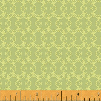 Art Journal Chain Link Green by Bari J Fat Quarter (18x22)