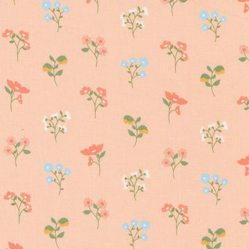Dainty Meadow Wildflowers in Peachy by My Sew Quilty Life for Moda Fabrics 31741-17