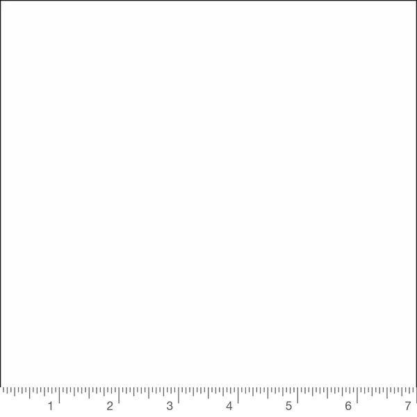Keepsake Quilting White Solid by Windham Fabrics, solid quilting cotton with a ruler for scale
