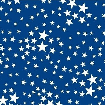 American Heroes Multi Stars on Blue by Windham Fabrics