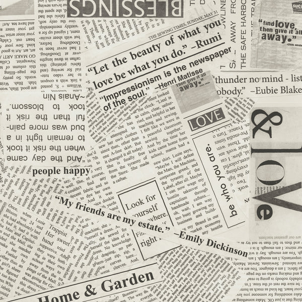 Newsprint by Carrie Bloomston