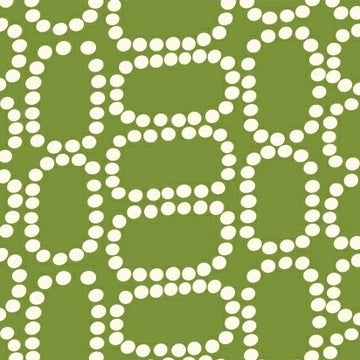 Downtown Dotten Ovals in Green by LB Krueger for Windham Fabrics