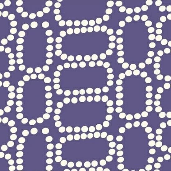 Downtown Dotten Ovals in Purple by LB Krueger for Windham Fabrics