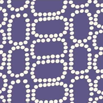 Downtown Dotten Ovals in Purple by LB Krueger for Windham Fabrics
