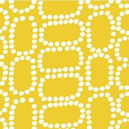 Downtown Dotten Ovals in Yellow by Windham Fabrics