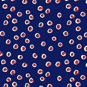 Handmade Polka Dot on Blue by Windham Fabrics