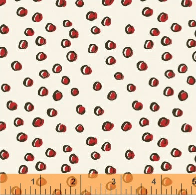 Handmade Polka Dot on Cream by Windham Fabrics