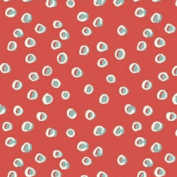 Handmade Polka Dot on Red by Windham Fabrics