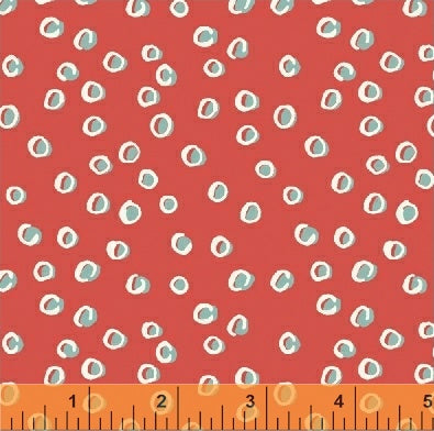 Handmade Polka Dot on Red by Windham Fabrics