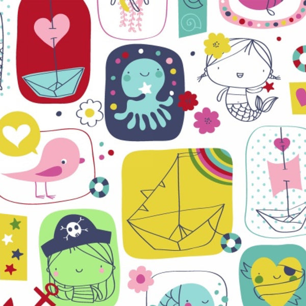 Ahoy Matey The Sea Fabric by Windham Fabrics