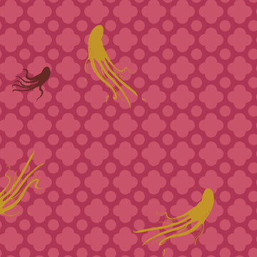 Mendocino Large Octopus on Dark Pink by Heather Ross for Windham Fabrics