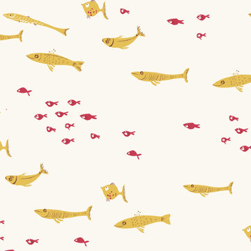Mendocino Swim Class in Pink by Heather Ross for Windham Fabrics