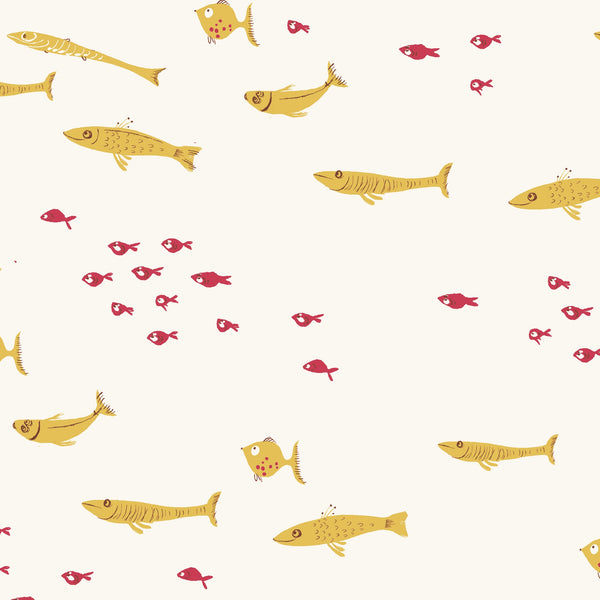 Mendocino Swim Class in Pink by Heather Ross for Windham Fabrics