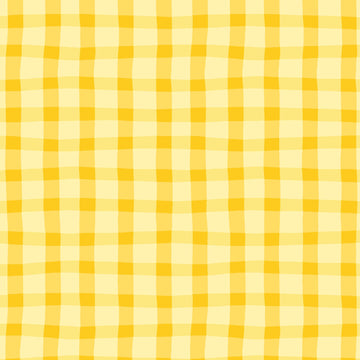 ANIMAL ABCs Plaid in Yellow by Whistler Studios for Windham Fabrics