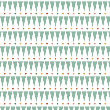 Party Animal Party Stipe in Green by Petite Collage for Windham Fabrics