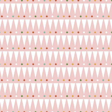 Party Animal Party Stipe on Pink by Petite Collage for Windham Fabrics