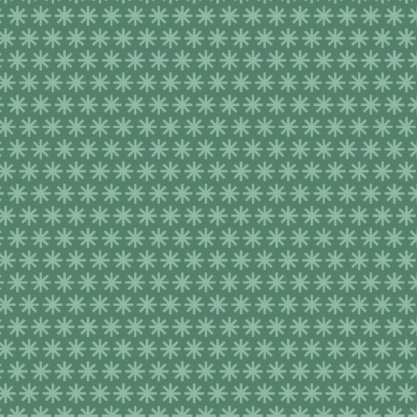 Party Animals Stars on Green by Petit Collage for Windham Fabrics