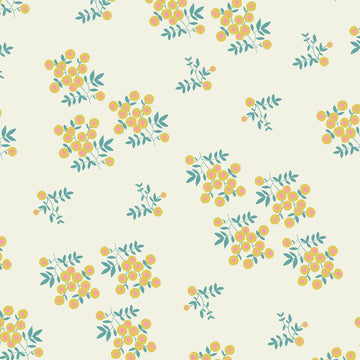 Maribel Dot Floral on Cream by Annabel Wrigley for Windham Fabrics