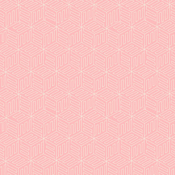 Maribel Mono Box in Pink by Annabel Wrigley for Windham Fabrics