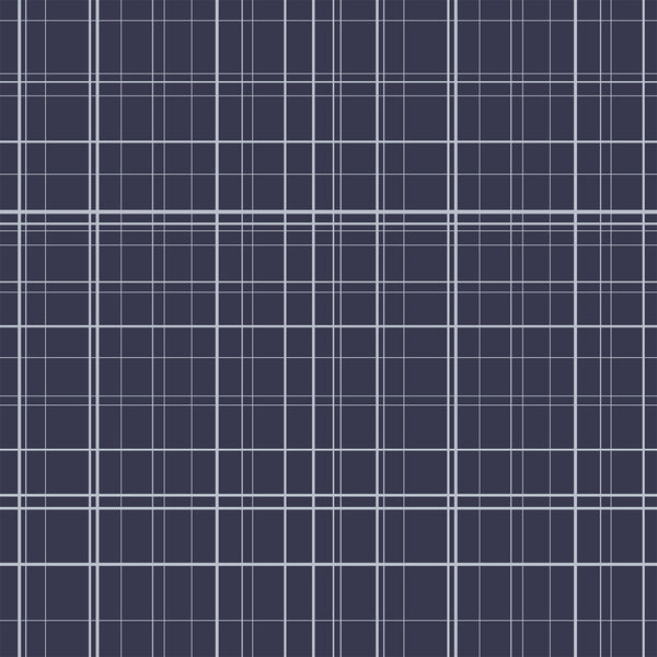 Maribel Fine Line Plaid in Navy by Annabel Wrigley for Windham Fabric