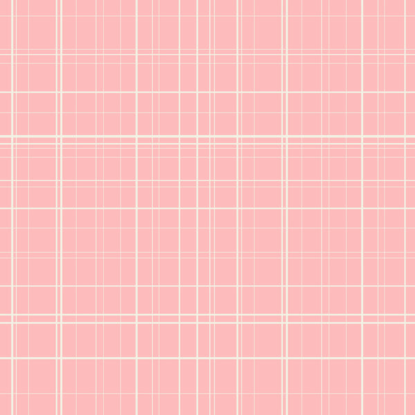 Maribel Fine Line Plaid in Pink by Annabel Wrigley for Windham Fabric