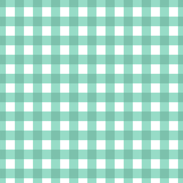 Maribel Check in Turquoise by Annabel Wrigley for Windham Fabric