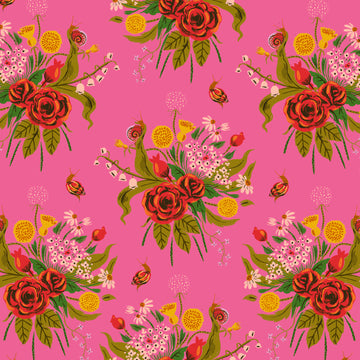 20th Anniversary Wild Flowers in Pink by Heather Ross