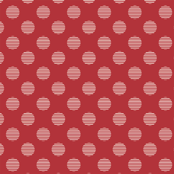 Hello Jane Dot on Red