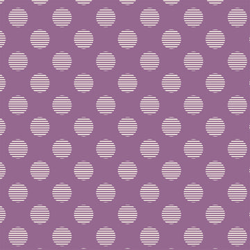Hello Jane Dot on Purple