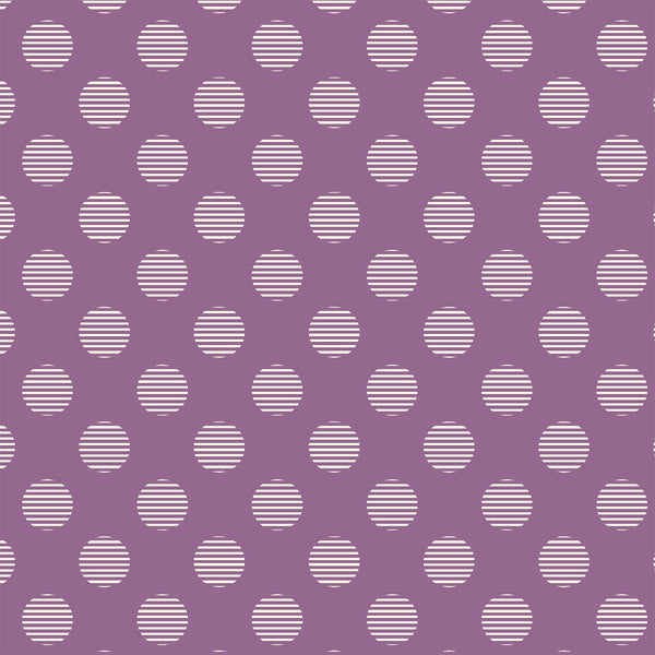 Hello Jane Dot on Purple