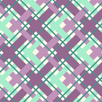 Hello Jane Plaid in Purple