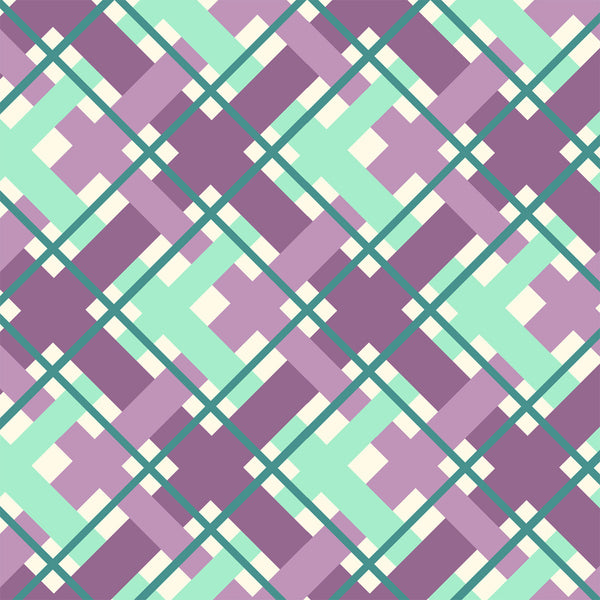 Hello Jane Plaid in Purple
