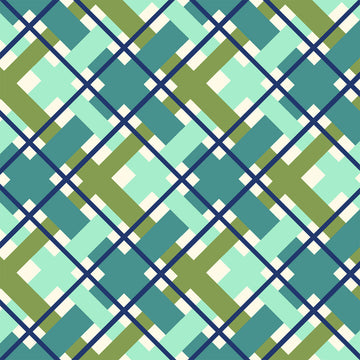 Hello Jane Plaid in Teal