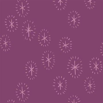 Caturday Asterisk in Red Violet