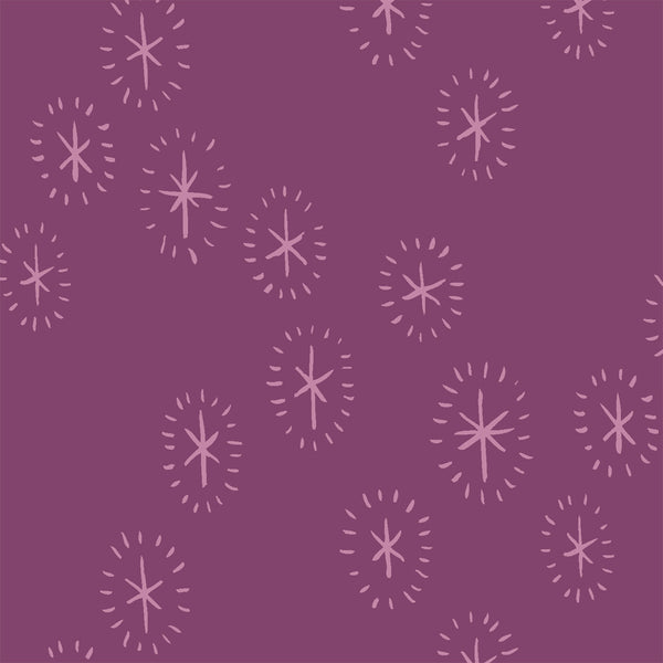 Caturday Asterisk in Red Violet