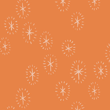 Caturday Asterisk in Orange