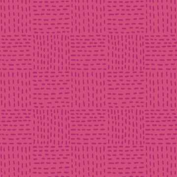 Caturday Tile Stitch in Red Violet