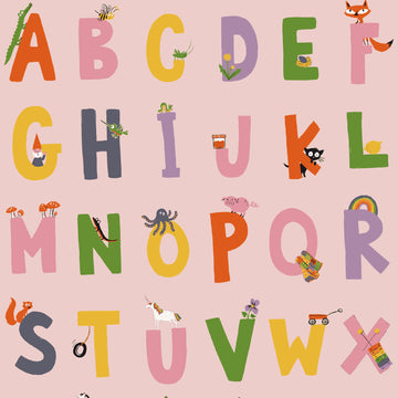 Kinder Alphabet Pink